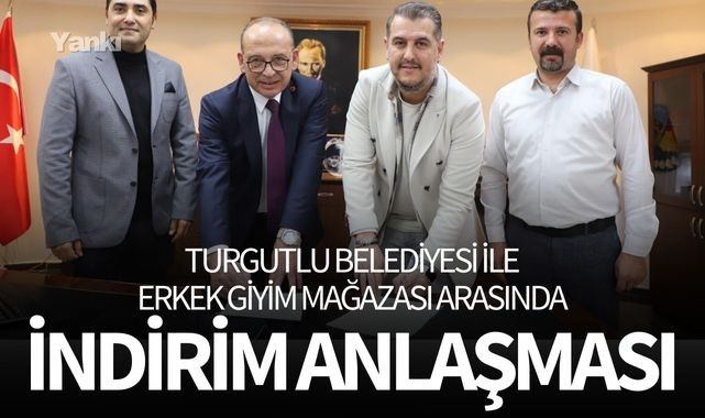 Turgutlu Belediyesi ile erkek giyim mağazası arasında indirim anlaşması