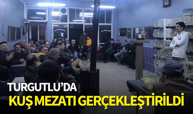 Turgutlu'da kanarya mezatı gerçekleştirildi