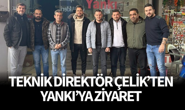 Turgutluspor Teknik Direktörü Çelik'ten Yankı Gazetesi'ne ziyaret