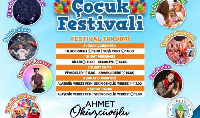 Alaşehir Belediyesi çocukları unutmadı