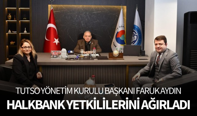 Başkan Aydın, Halkbank yetkililerini ağırladı
