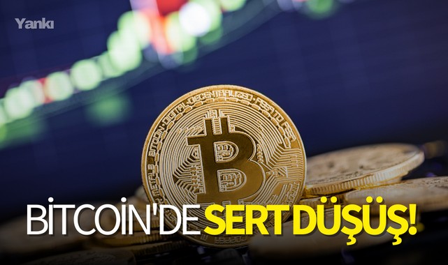 Bitcoin'de sert düşüş!