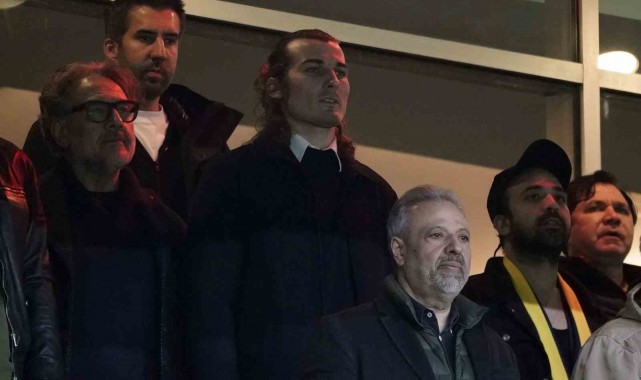 Çağlar Söyüncü, Fenerbahçe - Ankaragücü maçını takip etti