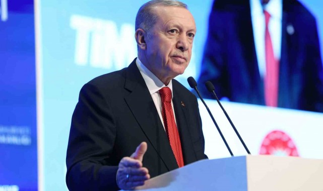 Cumhurbaşkanı Erdoğan :"İhracat rakamımız Cumhuriyet tarihimizin rekorunu kırmıştır"