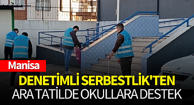 Denetimli Serbestlik'ten ara tatilde okullara destek
