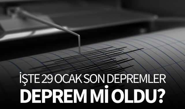 Deprem mi oldu?