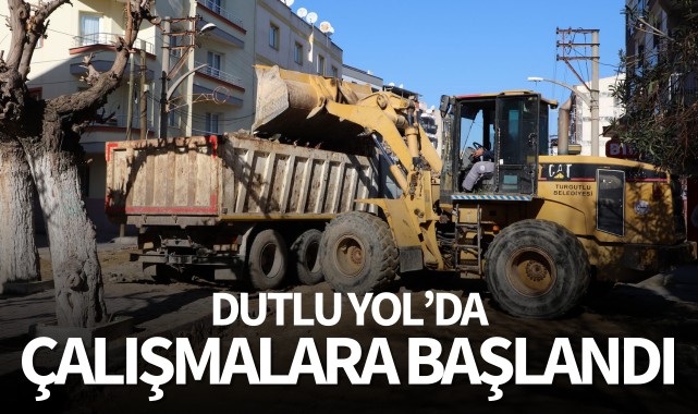 Dutlu Yol'da çalışmalara başlandı