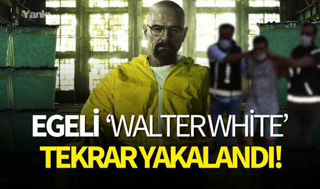 Egeli 'Walter White' tekrar yakalandı!