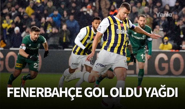Fenerbahçe Kadıköy'de gol oldu yağdı
