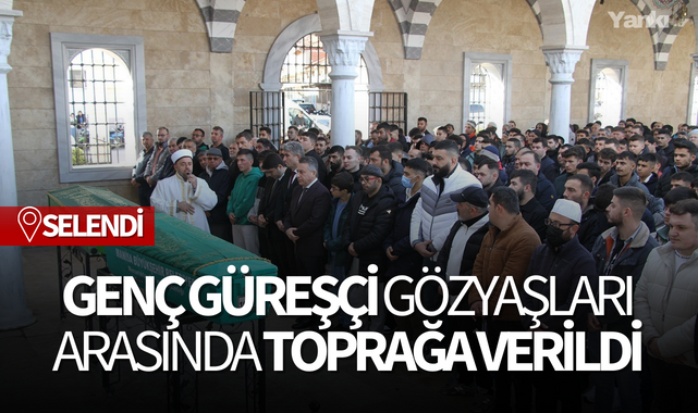Genç güreşçi gözyaşları arasında toprağa verildi