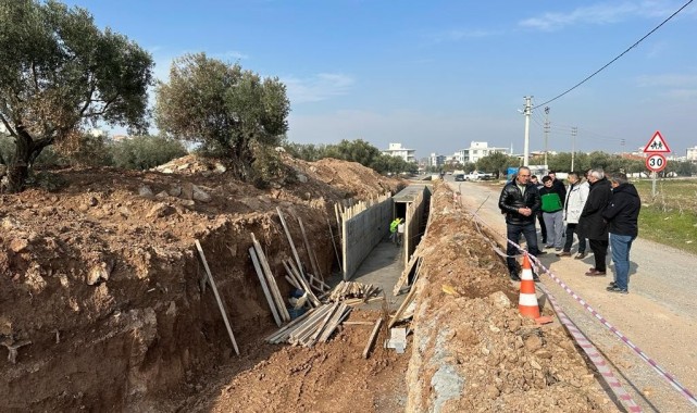 Hacıishak Mahallesi'nde taşkın sorunu çözüme kavuşuyor