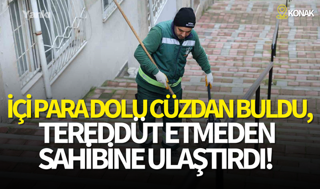 İçi para dolu cüzdan buldu, tereddüt etmeden sahibine ulaştırdı!