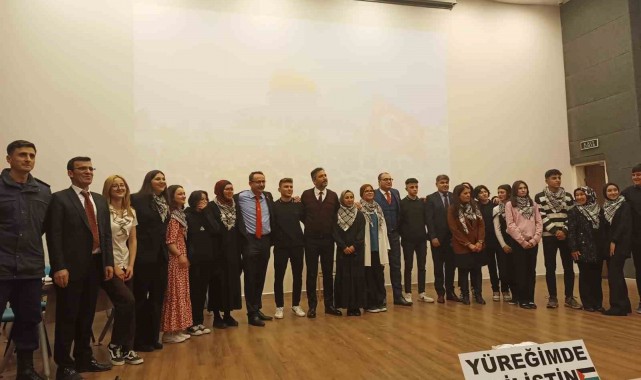 İlçede 'Yüreğimde Filistin' programı düzenlendi
