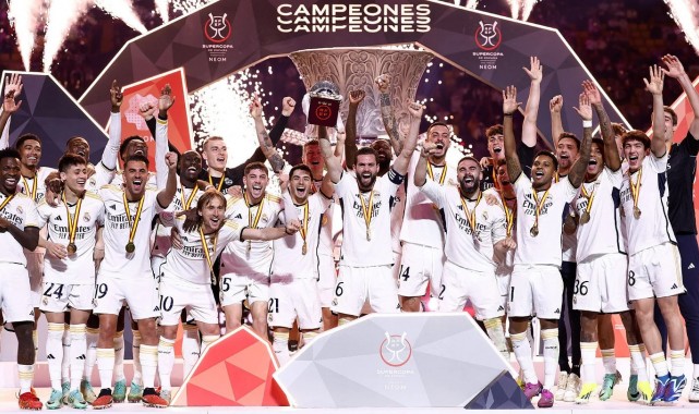 İspanya Süper Kupa'da şampiyon Real Madrid