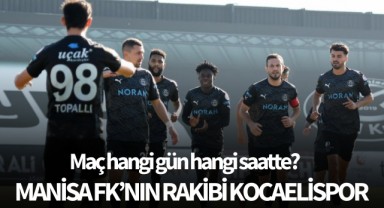 Manisa FK'nın rakibi Kocaelispor