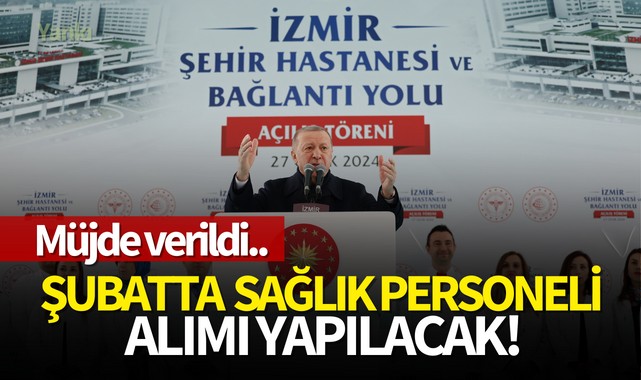 Müjde verildi..Şubatta sağlık personeli alımı yapılacak!