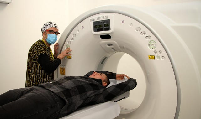 O ilçe bilgisayarlı tomografi cihazına kavuştu