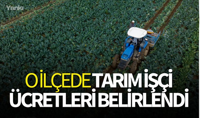 O ilçede tarım işçi ücretleri belirlendi