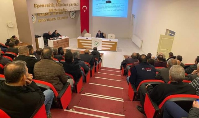 Sarıgöl'de çiftçilere hibe programları anlatıldı