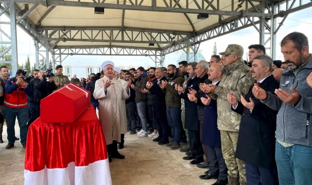 Şehit Piyade Uzman Çavuş Serkan Sayın son yolculuğuna uğurlandı