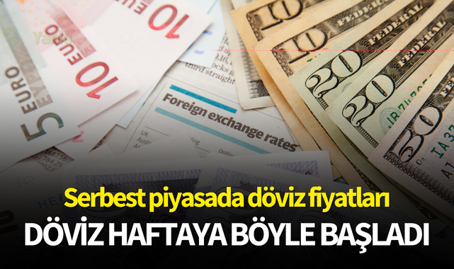 Serbest piyasada döviz fiyatları
