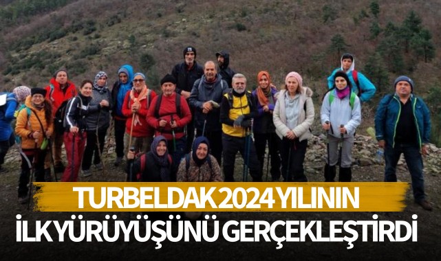 TURBELDAK 2024 yılının ilk yürüyüşünü gerçekleştirdi