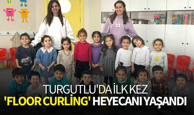Turgutlu'da ilk kez 'Floor Curling' heyecanı yaşandı