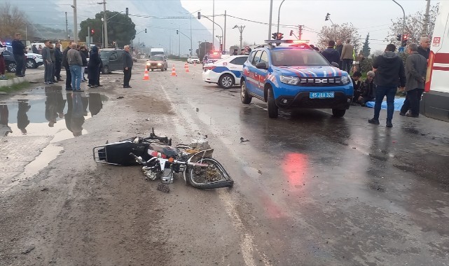 Turgutlu Yolunda kaza: 16 yaşındaki motosikletli öldü