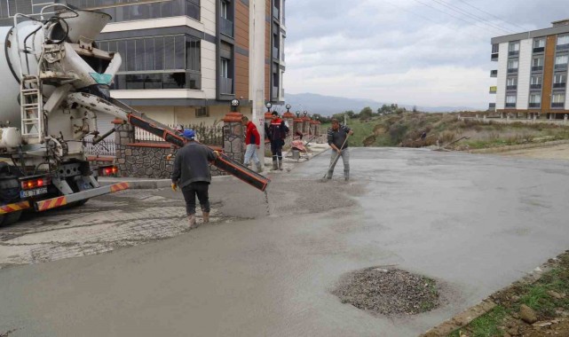 Turgutlu'da kot farkı olan sokaklara çözüm