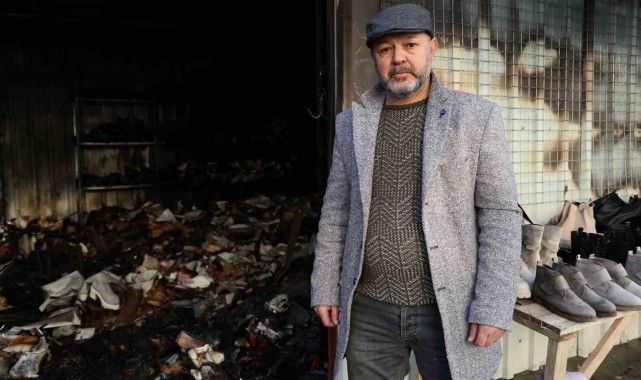 69 gün arayla 2. kez yanan iş yeri küle döndü!