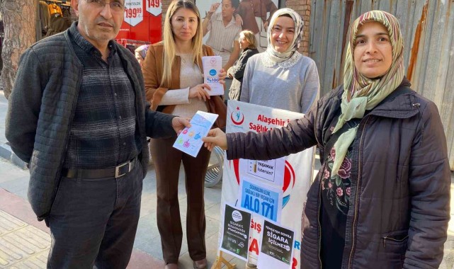 Açılan stant sayesinde 5 kişi sigarayı bıraktı