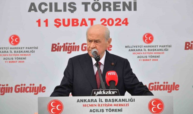 Bahçeli: "Hem DEM'lenen CHP'de bulunup hem Ülkücülük iddiasını dillendirmek şiddetli bir çelişkidir"