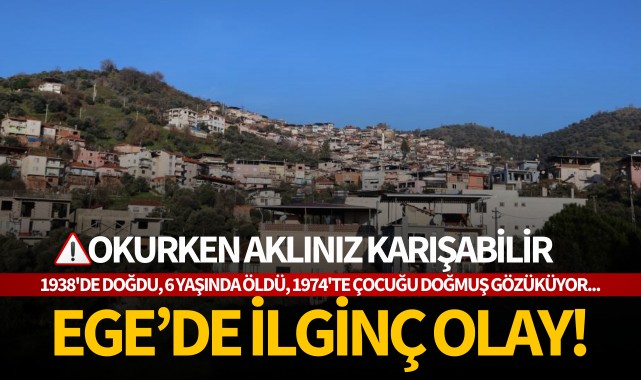 Ege'de ilginç olay: Okurken aklınız karışabilir!