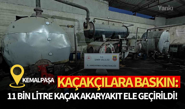Kaçakçılara baskın: 11 bin litre kaçak akaryakıt ele geçirildi!