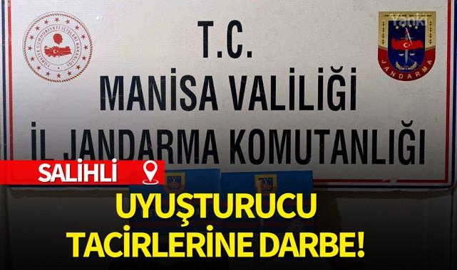 Manisa'da uyuşturucu tacirlerine darbe!