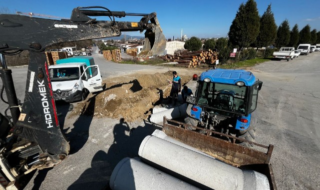 MASKİ'den Sanayi Sitesinde Yağmur Suyu Çalışması