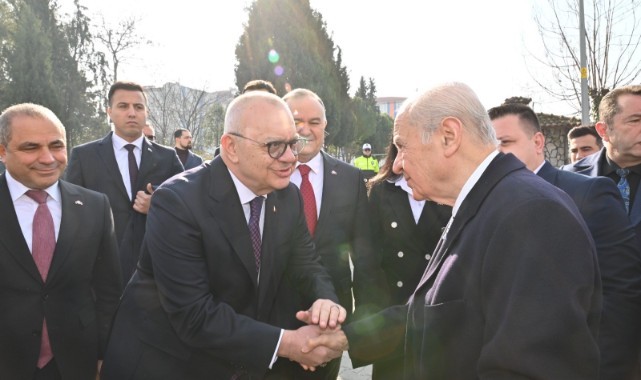 MHP Lideri Bahçeli Manisa'da