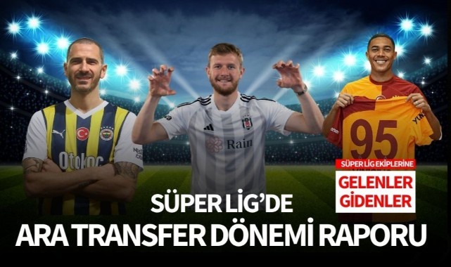 Süper Lig’de ara transfer dönemi raporu