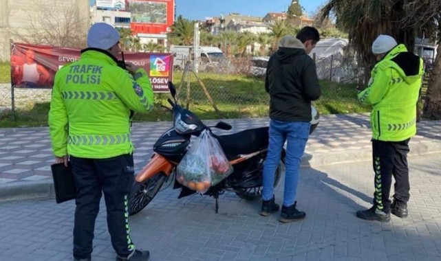 Turgutlu ve Manisa'da 21 motosiklet trafikten men edildi