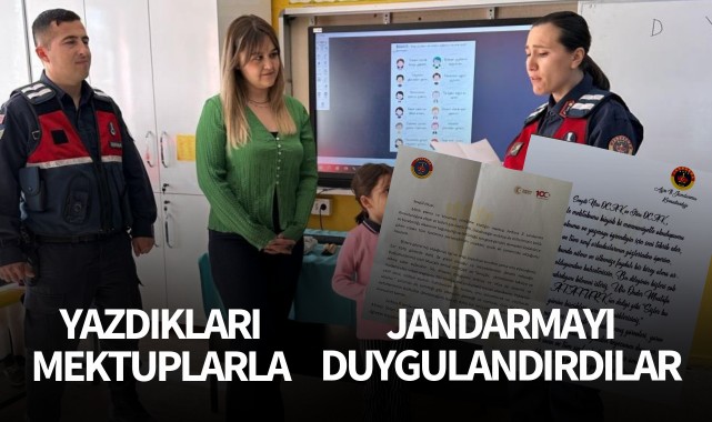 Yazdıkları mektuplarla jandarmayı duygulandırdılar