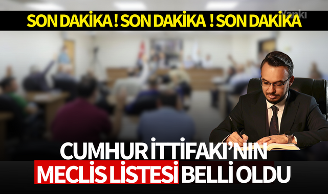 Yunus Oğan'ın meclis adayları belli oldu! İşte tam liste!