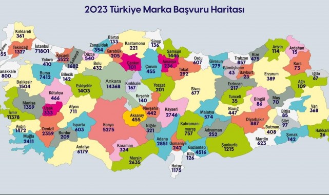 Bir yılda 16 bin 433 patent başvurusu yapıldı