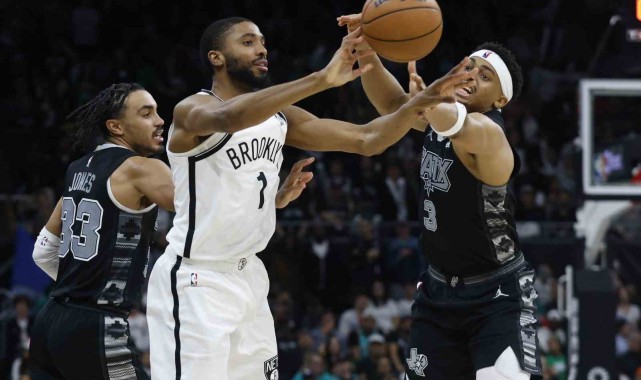 Cedi Osman'ın 10 sayı kaydettiği maçta Spurs, Nets'i uzatmada yendi