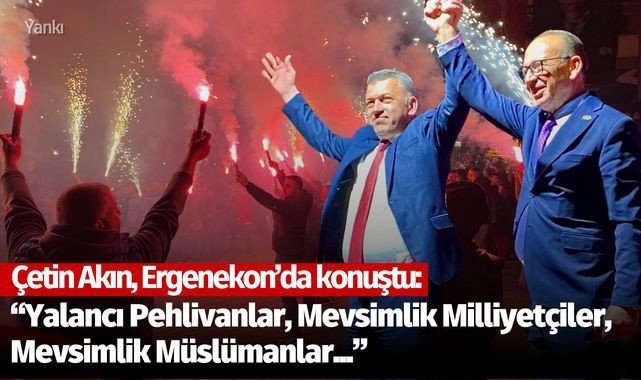 Çetin Akın Ergenekon Mahallesinde konuştu