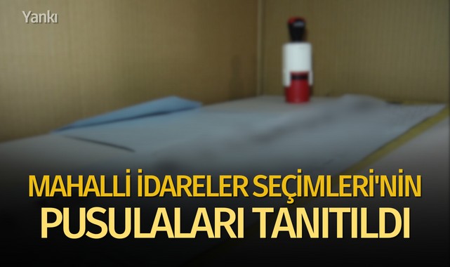 Mahalli İdareler Seçimleri'nin pusulaları tanıtıldı