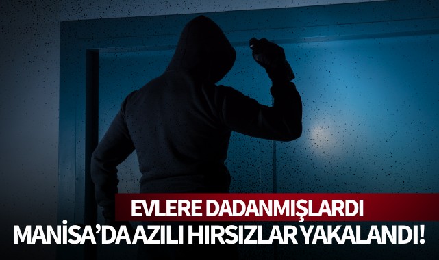 Manisa'da azılı hırsızlar yakalandı!