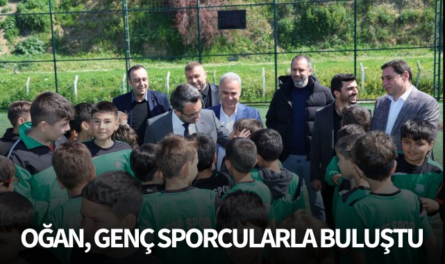 Oğan genç sporcularla buluştu