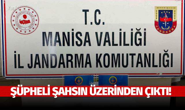 Şüpheli şahsın üzerinden çıktı!