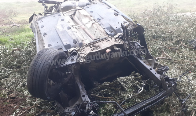 Turgutlu'da feci kaza! Genç sürücü hayatını kaybetti
