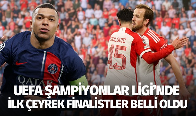 UEFA Şampiyonlar Ligi'nde ilk çeyrek finalistler belli oldu